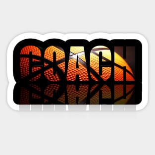 Basketball Coach Sticker